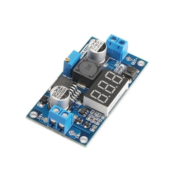 HKD Adjustable DC/DC Buck Module LM2596S 3A with 3-Digit Display 1.5-35V