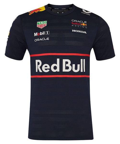 Red Bull Racing F1 Men's 2025 Team Setup T-Shirt- Navy