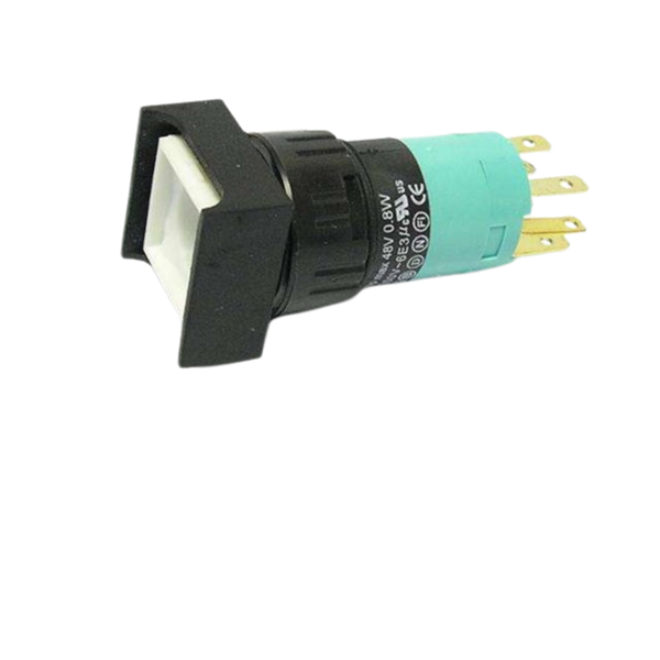 P1818M1P-65 IP65 18x18mm Illuminated Momentary Square Push Button 1P