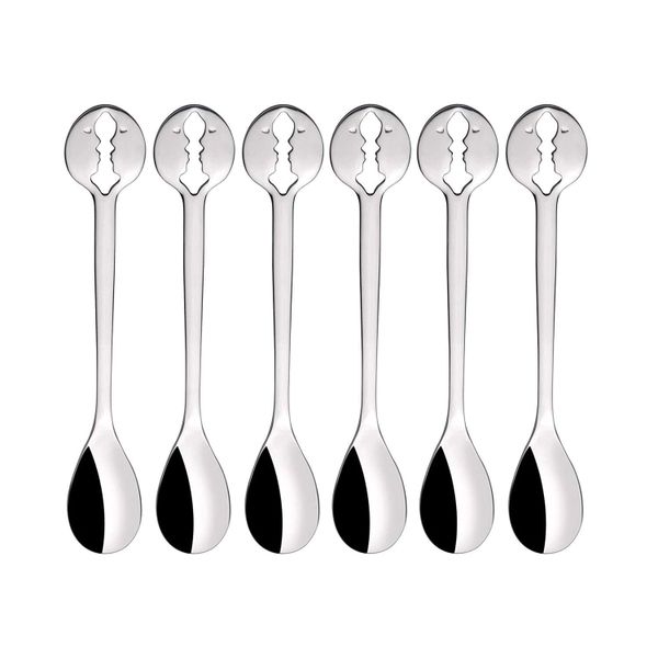 Bugatti Kiss 6 Piece Moka Spoon gift set