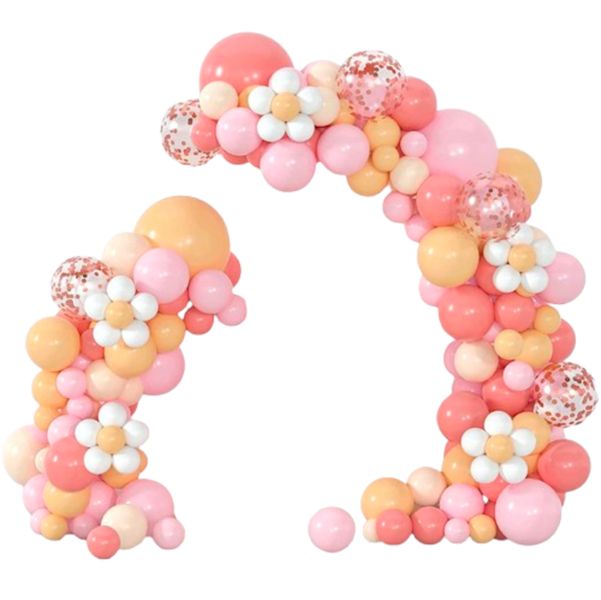 Retro Sunflower Balloon Arch Kit - 156 Pieces
