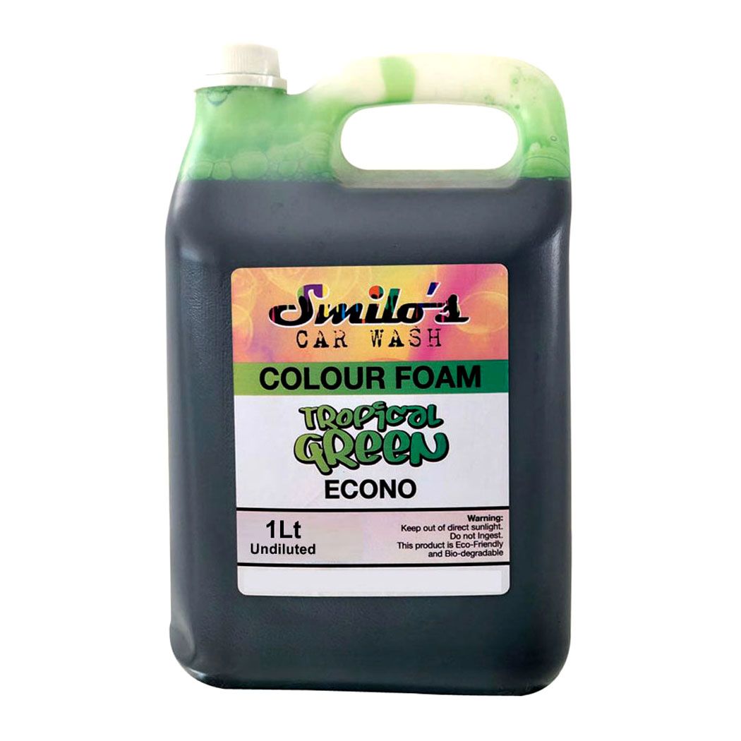 Smilo's Concentrated Undiluted Colour Foam Car Wash 1 L Tropical