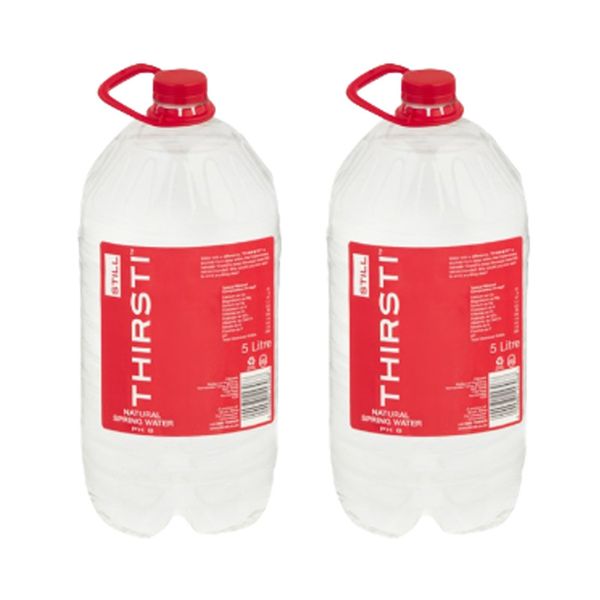 Thirsti Water Natural Still - 2 x 5L