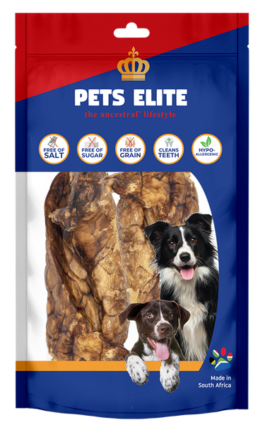 Pets Elite Puppy Chews Bulk Pack Large - Soft Beef Lung Chews