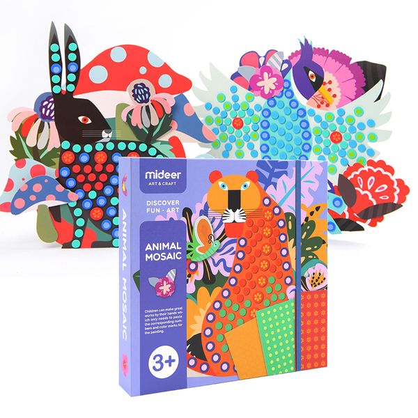 Mideer Animal Themed Mosaic Art Set