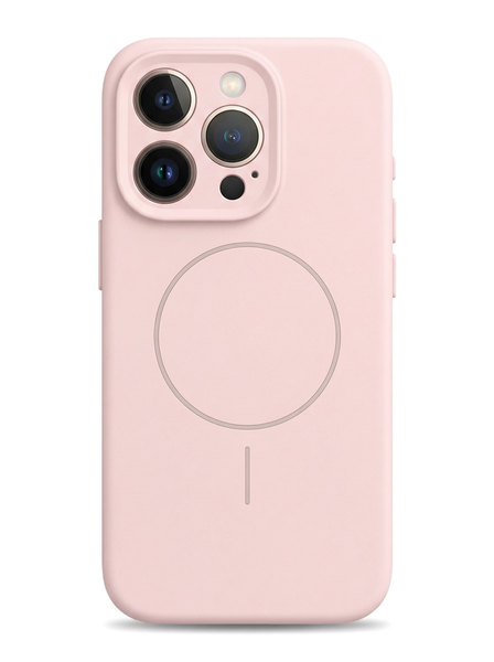 Silicone Magnetic Protective Case, Compatible with iPhone 15/16/17 Promax