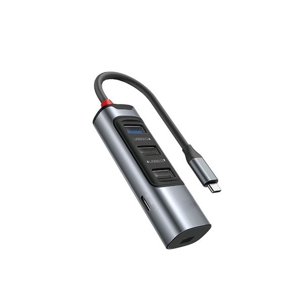 5-in-1 USB-C Hub Adapter with Mini DP, USB 3.0, PD Charging Dock