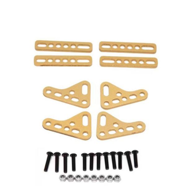 Metal Double Shock Absorbers Bracket Damper Mount Stand Black