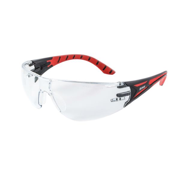 Riley Stream Safety Glasses - Red Clear
