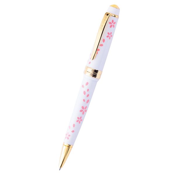 Cross Bailey Light Cherry Blossom Glossy White Resin Ballpoint Pen