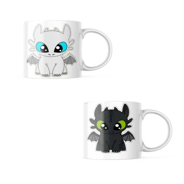 Dragon His &amp; Hers Custom Printed Coffee Mug