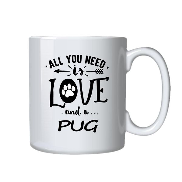 Pug And Love Coffee Mug - Best Pug Dog Owners Gift Idea for