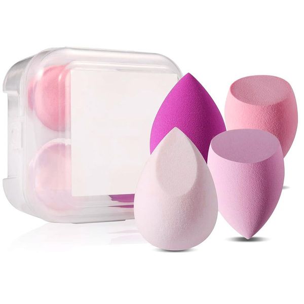 4 Piece Makeup Sponge Set, Beauty Blender Makeup Sponges,Soft skin-friendly