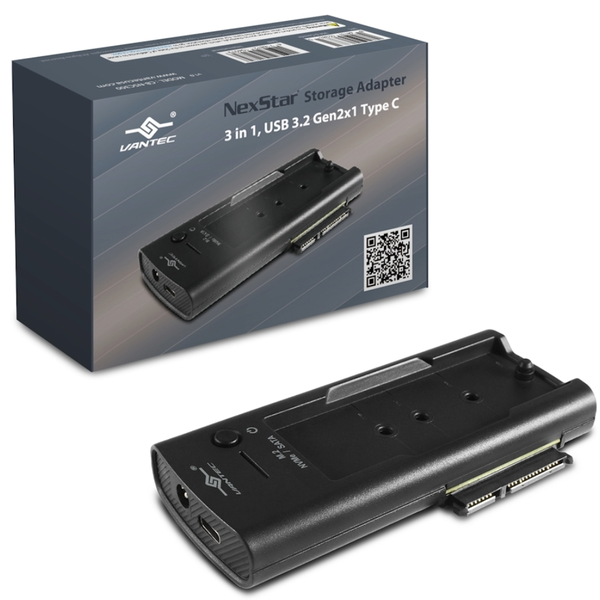 NexStar 3-in-1 USB 3.2 Gen2x1 Storage Adapter - Multi-Drive Connector