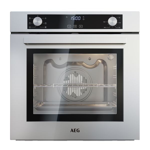 AEG 60cm Built-In Multi-Function Oven With Digital Timer - Stainless Steel