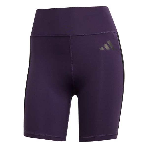 adidas Women's Optime Essentials 3-Stripes 7'' Short Leggings - Aurora Plum
