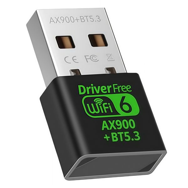 Ax900m Usb Wifi 6 Adapter, Dual Band 2.4g/5g, Bluetooth 5.3, Windows 10/11