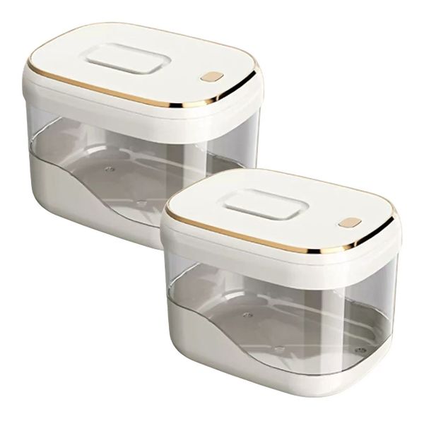 Large Rice Storage Container Food Storage Bucket Rice Grain Dispenser- 2PCS