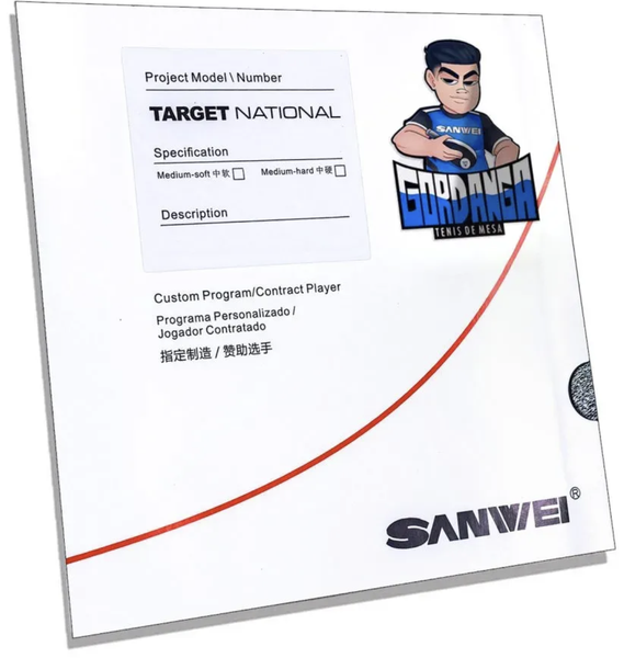 Sanwei Target National - Player Edition Rubber For Table Tennis Bat