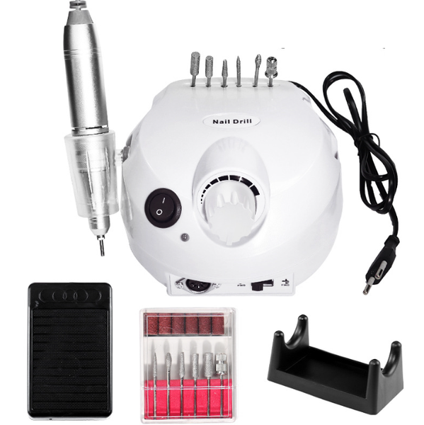Professional Electric Nail File, 30,000 RPM, White