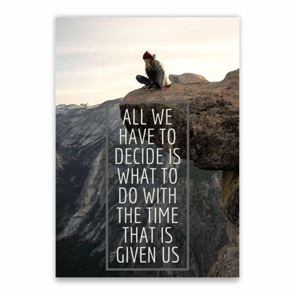 LOTR Quote Poster - A1
