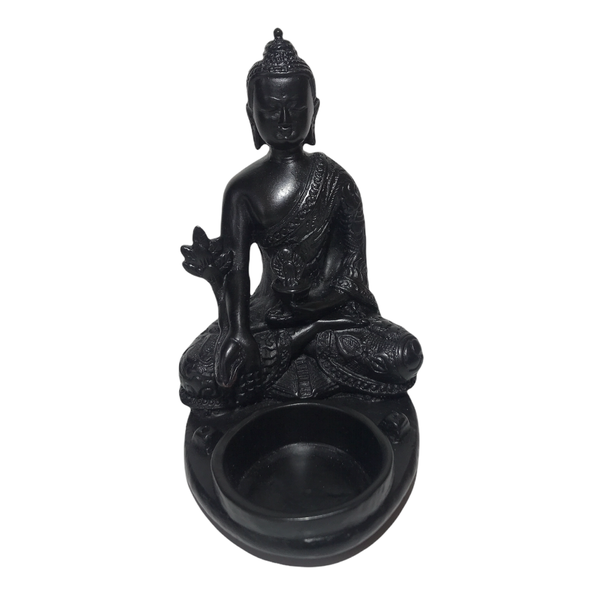 Buddha Candle and Dual Incense Burner
