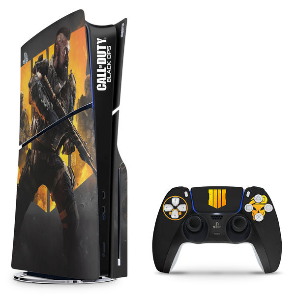 Decal Skin Compatible with PS5 Slim (Disc) - Black Ops 4 2021 (Decal Only)