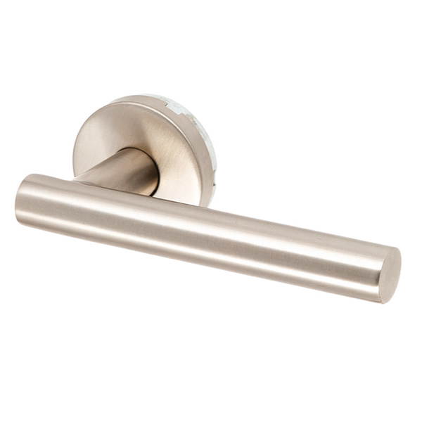 Sanlic Jaguar Saturn Chrome Handle On Rose Cylinder Escutcheons