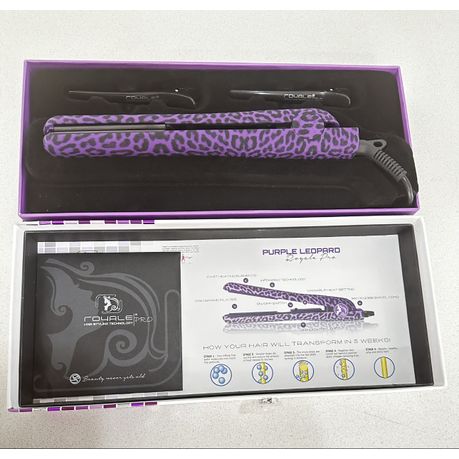 Pro Royale Classic Purple Leopard soft touch straightener factory