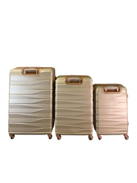 3-Piece Luggage Set - Lightweight Hard Shell Suitcases with Spinner Wheels
