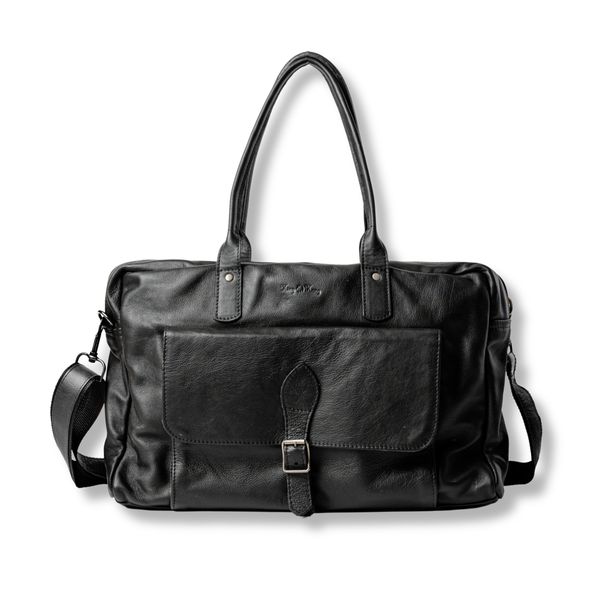 Laptop Bag - Luxury Business Leather - Premium &amp; Spacious - KKL