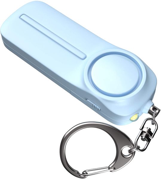 Self Defence Key Ring with LED Torch and 130db Siren - Black