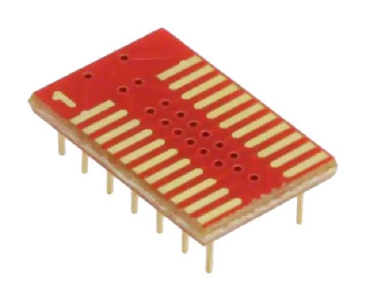 Aries (LCQT-SOIC14) IC Adapter - 14-SOIC to 14-DIP
