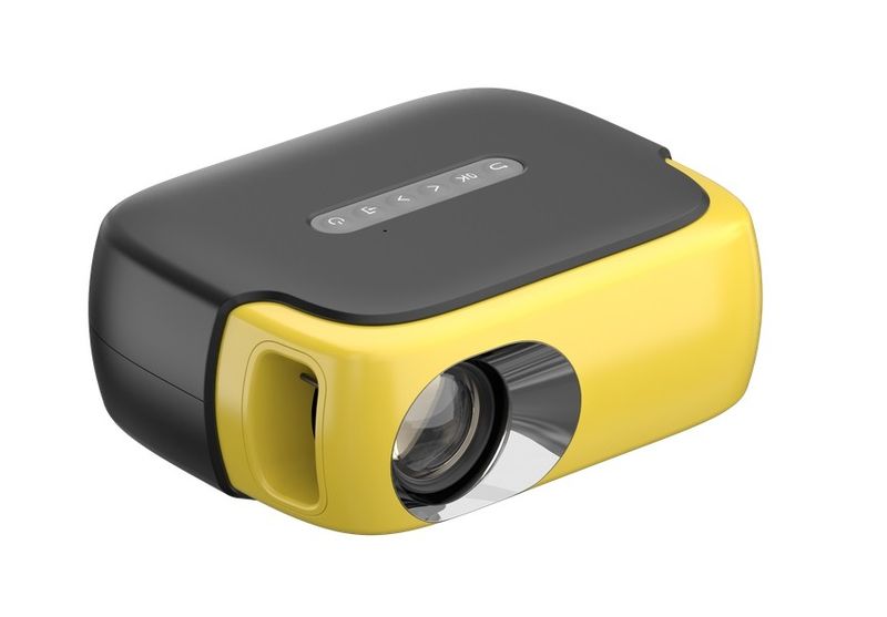 Home Theater LED Projector - 1000 Lumens, HD 1080p, Short Throw