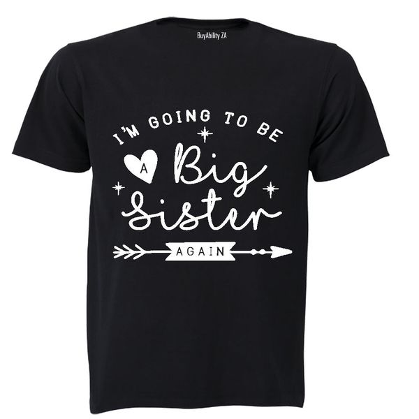 Big Sister - Again - Kids T-Shirt - White