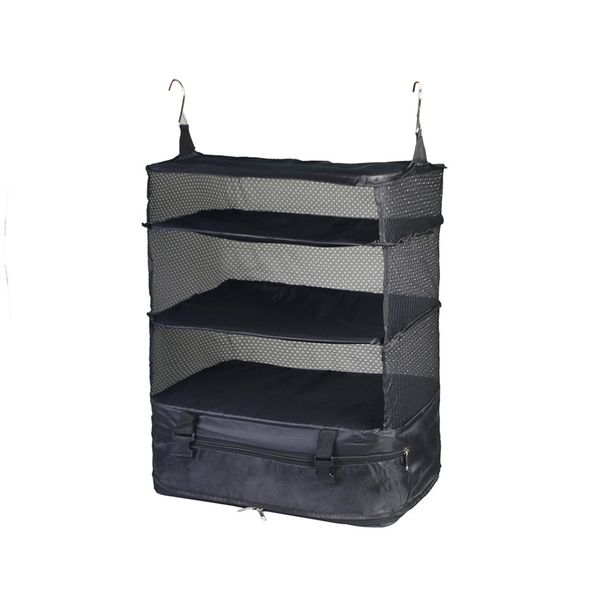 Portable Travel Storage Bag Hook Hanging Organizer Clothes Storage