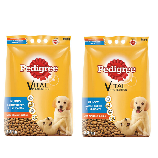 whats in pedigree puppy food