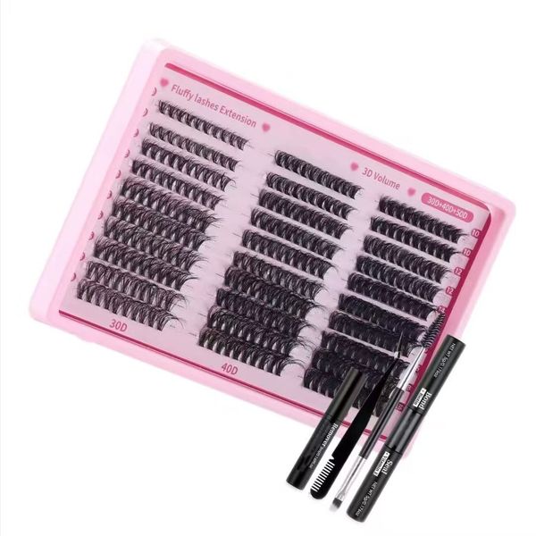 Eyelash Cluster Set Contains 300 False Eyelashes, Each 10-16mm In Size.