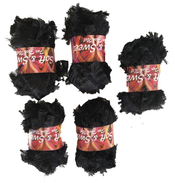 Fur Fish Net Knitting Yarn