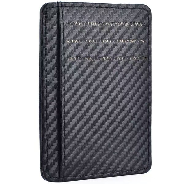 Slim Minimalist Front Pocket Wallet RFID Blocking Credit Card Holder