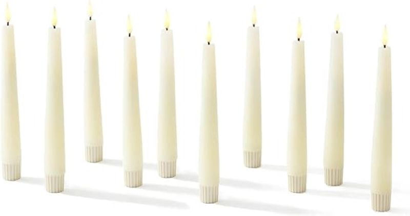 Realistic 3D Flame with Wick - 10 Pack