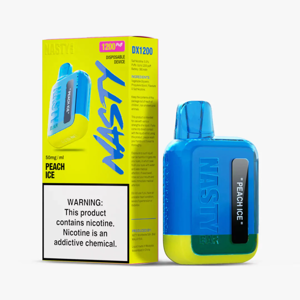 Nasty 1200 Puffs Peach Ice 50 mg