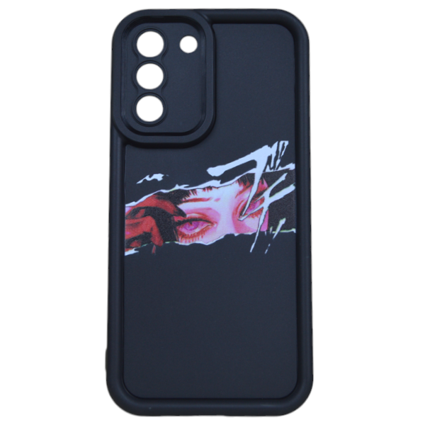 High-Quality Anime Girl Design Phone Case for Samsung Galaxy S21 - Black