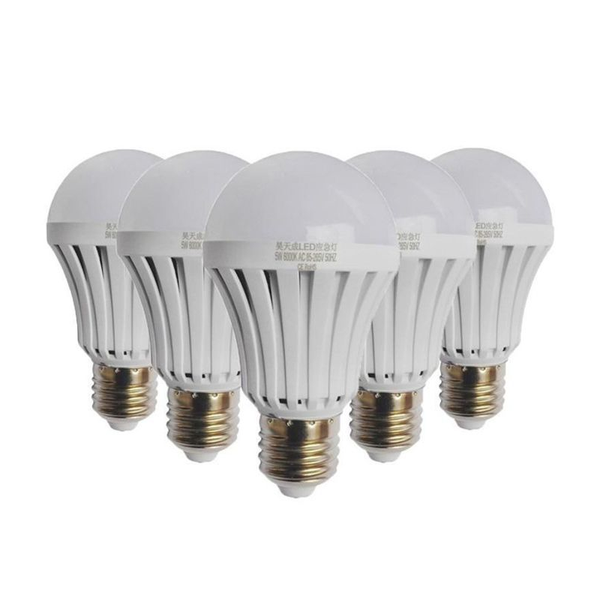 LOADSHEDDING RECHARGEABLE LED LIGHTS 7WATTS [5pack] screw-in