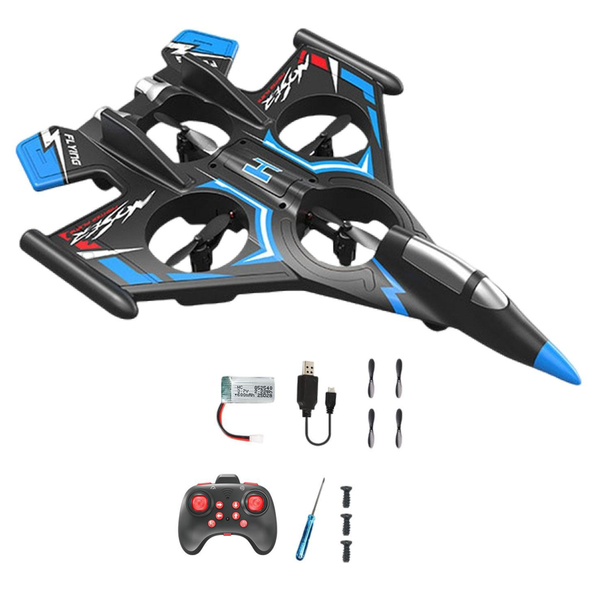 2.4GHz Remote Control Toy Fighter Jet Plane- Light &amp; Durable Drone for Kids