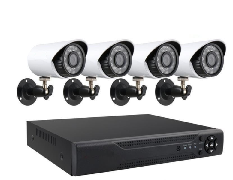4 Channel 1080P CCTV Security Recording Camera Surveillance Kit