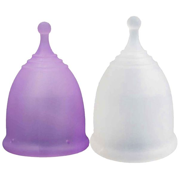 Anytime Women Silicone Anti Leakage Menstrual Cup L Transparent