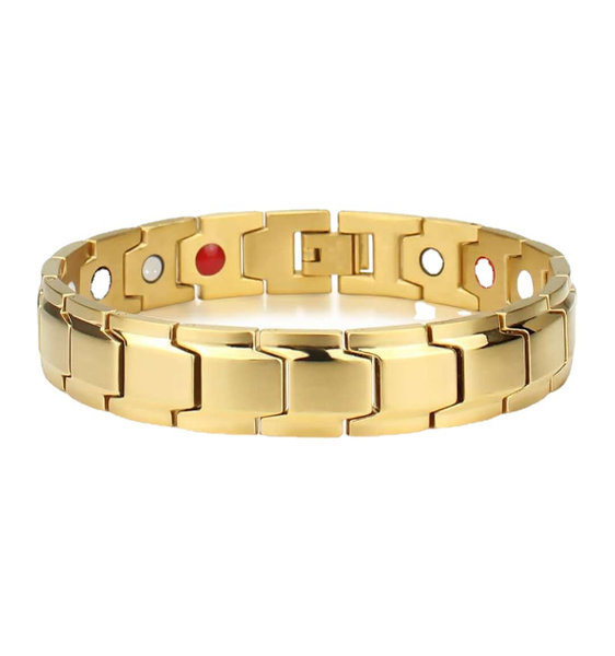 Men Bracelet Ma gnetssic Pure Copper Durable Smooth Therapyss-