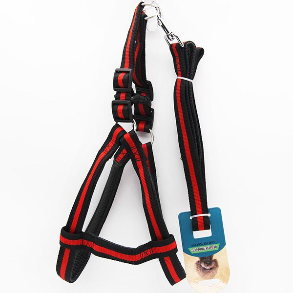 Dog Harness with Wire - Red