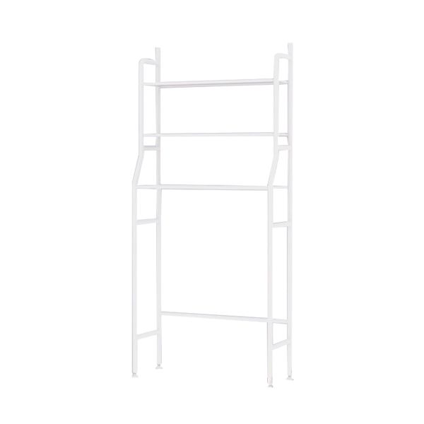 Laundry Room Storage Space-saving Shelving Unit Metal Racks Shelf - White